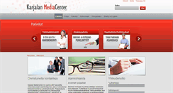 Desktop Screenshot of karjalanmediacenter.fi