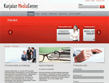 Tablet Screenshot of karjalanmediacenter.fi